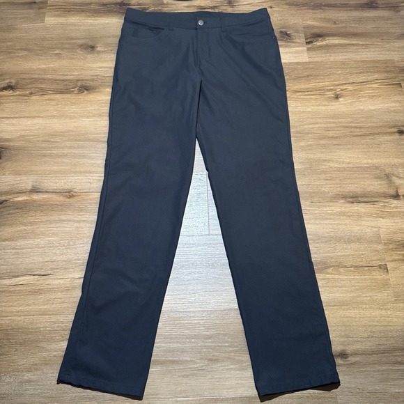 Lululemon ABC Pants Men's 34x33 Navy Classic Fit Warpstreme Chino Stretch - Picture 1 of 13